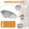 Large Water Bowl Replacement for Masterbuilt 40 inch Digital Electric Smoker, 9007180374 Water Pan Replacement Parts for MB20071619, MB20071719, MB20071819, MB20072618, MB20072718, MB20072918 etc.