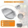 Small Water Bowl Replacement for Masterbuilt 30 inch Digital Electric Smoker, 9007170040 Water Pan Replacement Parts for 20071117, 20071217, 20071218, 20071317, 20071417, 20071517, 20074517 etc.