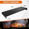 Folding Front Shelf for Traeger Pro 34, Texas Elite 34, Century 885, Eastwood 34 Pellet Grills, Heavy-Duty Grill Accessory Replacement Part BAC363 Folding Shelf for Traeger Pellet Grill, 37" x 12"