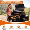 Folding Front Shelf for Traeger Pro 34, Texas Elite 34, Century 885, Eastwood 34 Pellet Grills, Heavy-Duty Grill Accessory Replacement Part BAC363 Folding Shelf for Traeger Pellet Grill, 37" x 12"