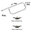 Burner for Weber Q100, Q120, Q1000, Q1200, Baby Q Gas Grill, 17inch 304 Stainless Steel Burner Tube 386001, 386002, 516002, 516001, 50060001, 51060001 Replacement Part 69957, 41657 60040