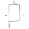 65032 Grill Burner for Weber Q3200, Q300, Q320, Q3000 Gas Grills, 304 Stainless Steel Burner Tube Replacement Kit for Weber Q Series, Q3200 Grill Parts, 60036, 80385, 57060001, 586002