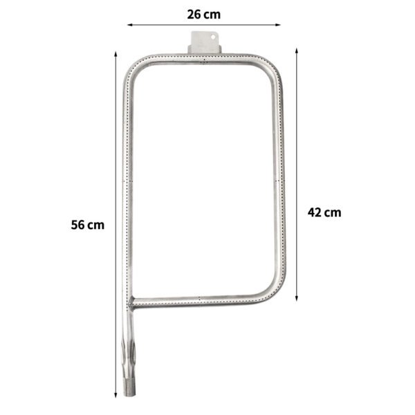 65032 Grill Burner for Weber Q3200, Q300, Q320, Q3000 Gas Grills, 304 Stainless Steel Burner Tube Replacement Kit for Weber Q Series, Q3200 Grill Parts, 60036, 80385, 57060001, 586002