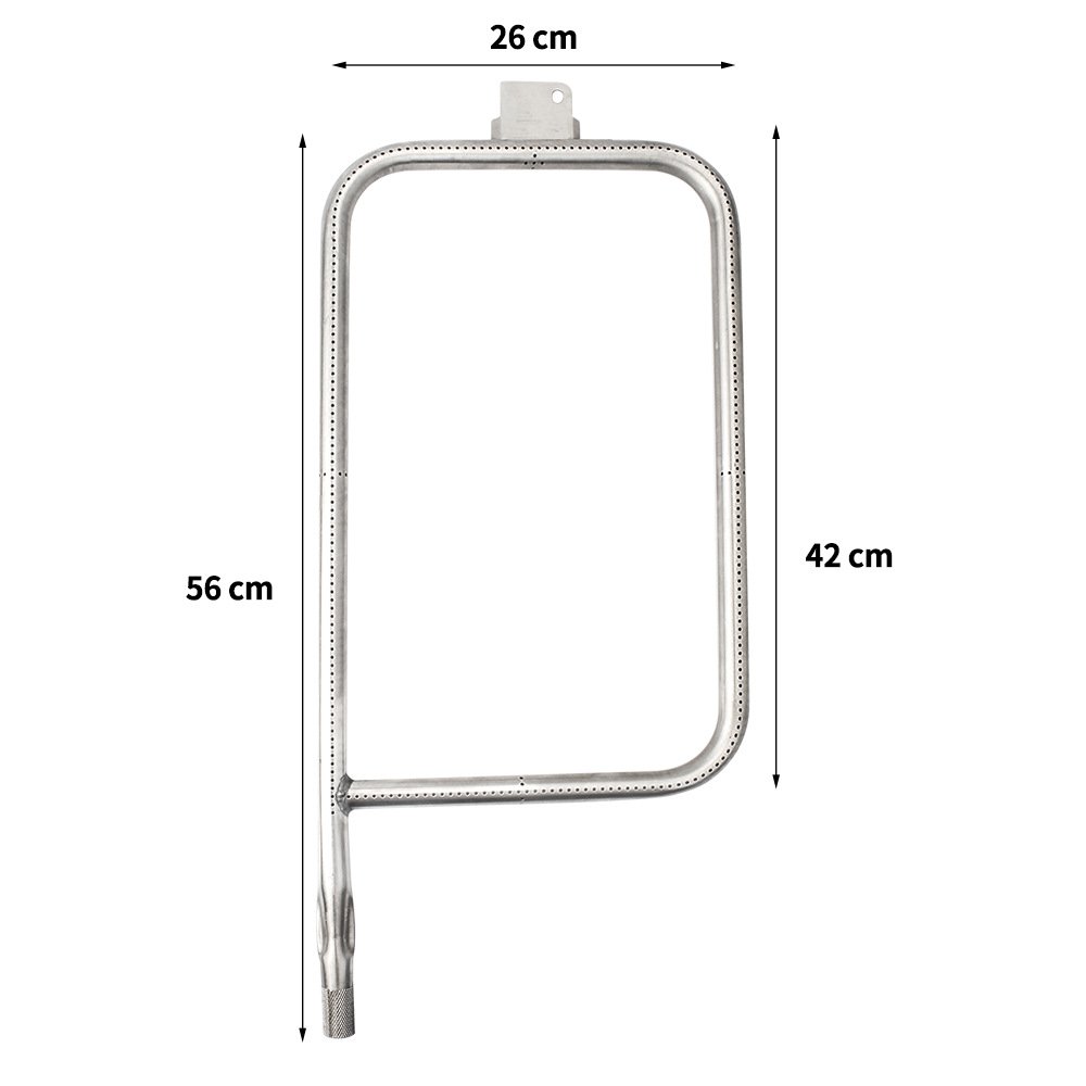 65032 Grill Burner for Weber Q3200, Q300, Q320, Q3000 Gas Grills, 304 Stainless Steel Burner Tube Replacement Kit for Weber Q Series, Q3200 Grill Parts, 60036, 80385, 57060001, 586002
