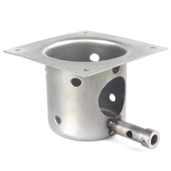 7-Hole Firepot & Hot Rod Igniter Kit Compatible with Traeger, Pit Boss, Camp Chef, Z Grills – Heavy Duty 14-Gauge Steel Burn Pot Assembly Replaces KIT0396 74254 (Includes Screws & Fuse)