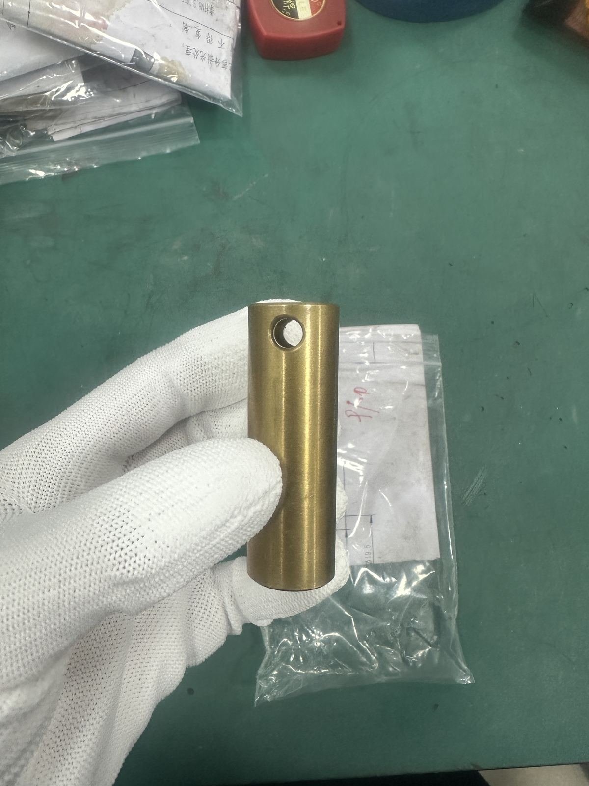 Brass turned component