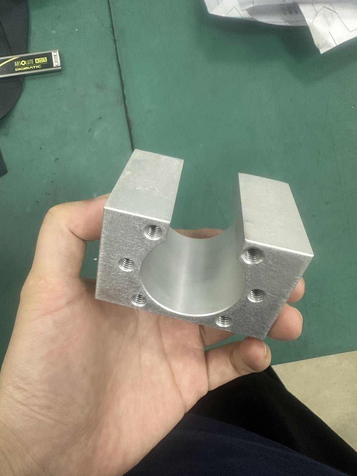 Custom machined bracket